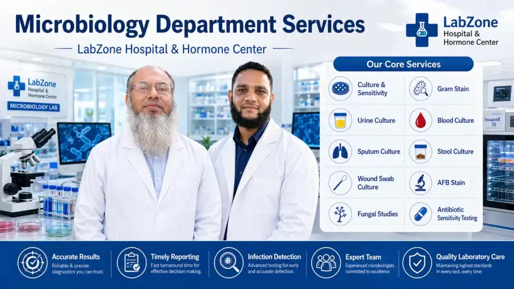 মাইক্রোবায়োলজি সার্ভিস - LabZone Hospital Service